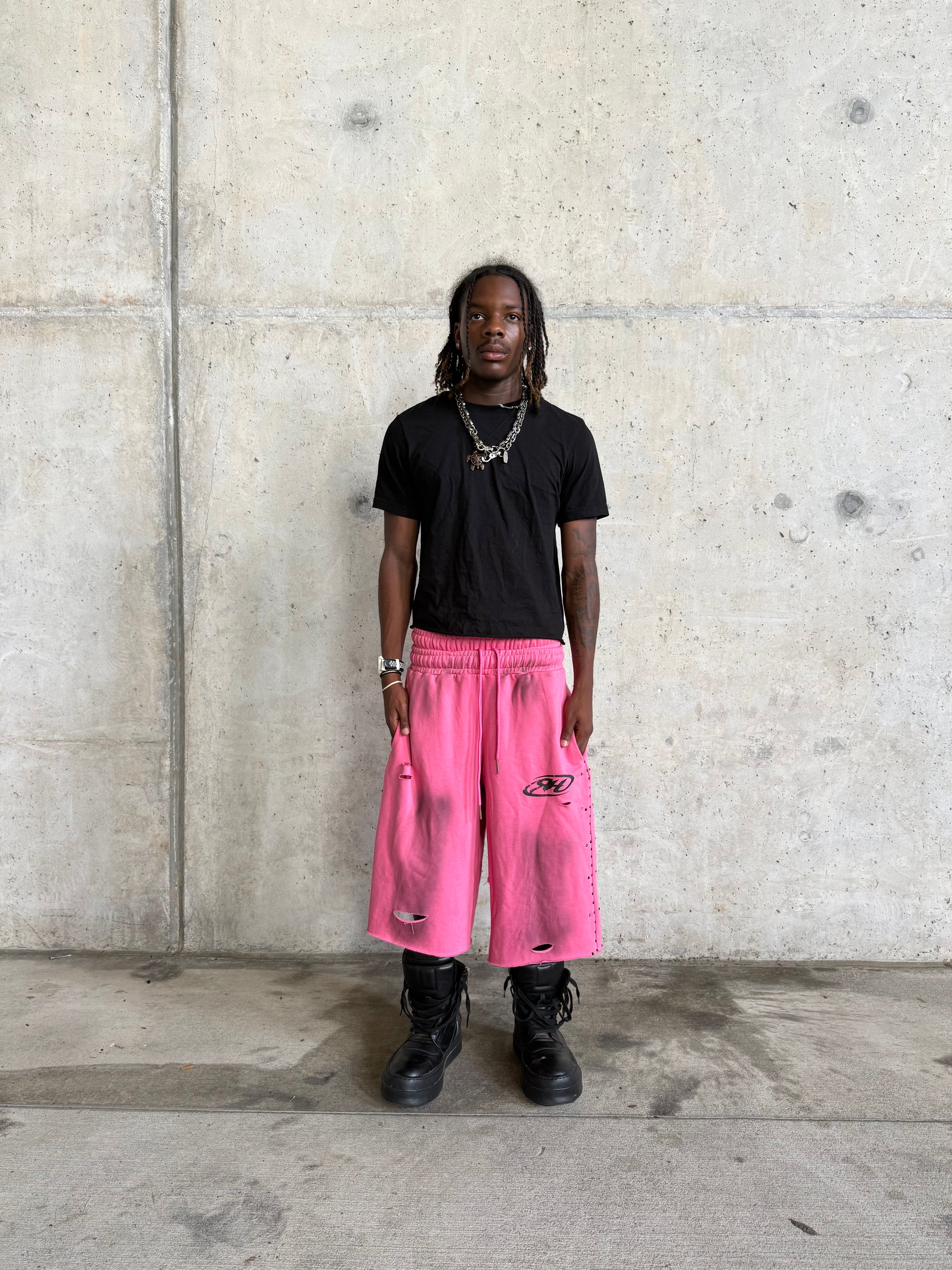 Pink Ash Shorts