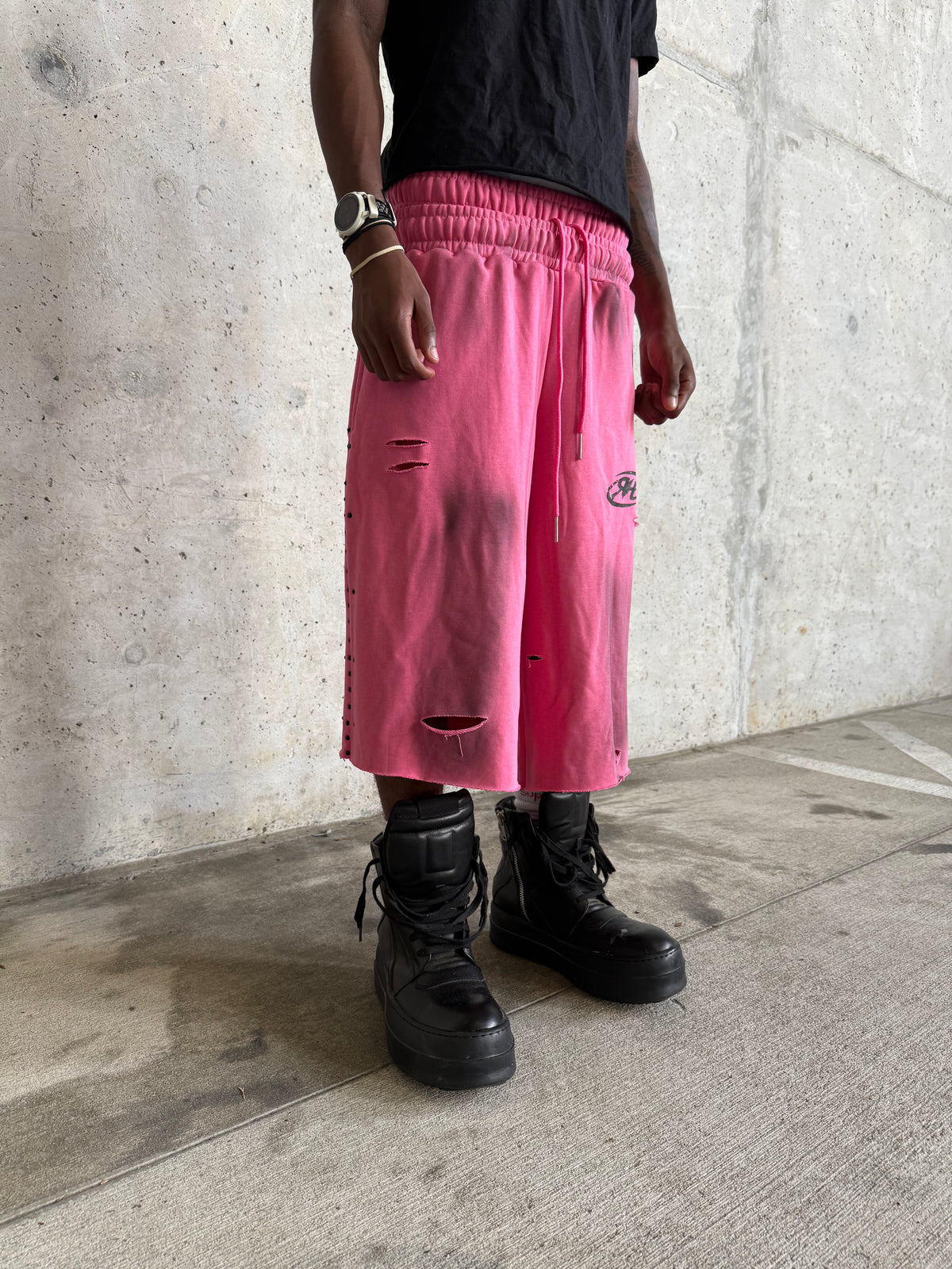 Pink Ash Shorts
